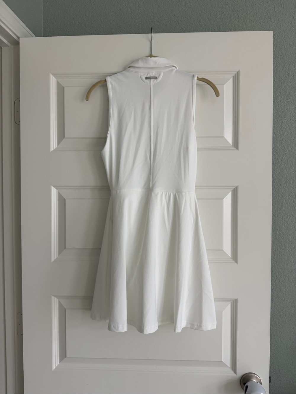 Travis Mathew White Sleeveless Zip Polo Dress - Picture 2 of 3